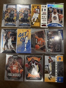Kevin Durant Lot 11 Card Insert Lot Warriors Mosaic Optic Prizm Hoops - Picture 1 of 1