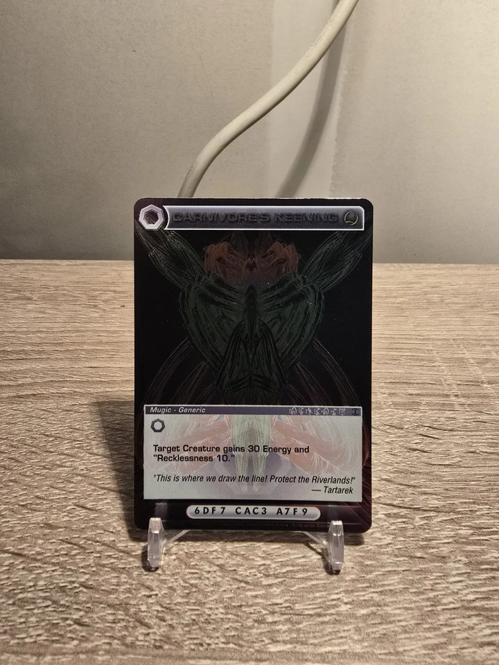 Carnivore's Keening 158/222 2008 Foil First Edition Chaotic TCG LP - Image 1 of 1