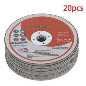 Cut Off Wheels 3 Inch x 1/32 Inch x 3/8 Inch Arbor Cutting Discs 20Pcs - Picture 1 of 7
