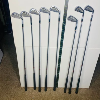 VINTAGE Ben Hogan Edge Forged 3-EW Iron Set Factory Apex 4 Steel Stiff - Image 1 of 4