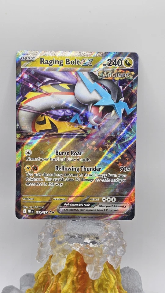 Raging Bolt ex 123/162 SV05: Temporal Forces Holo - Image 1 of 2