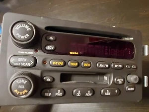 2001 OLDSMOBILE AURORA AM/FM RADIO CASSETTE CD PLAYER 16265403 Like New No Wear  - Picture 1 of 6