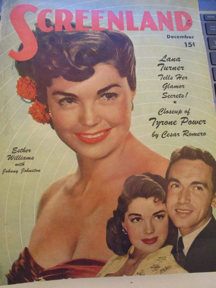 Lana Turner, Tyrone Power - Screenland Magazine 1947 — 第 1/1 张图片