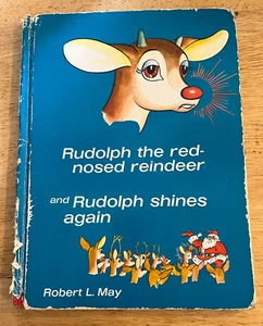 ROBERT L. MAY SIGNED ~ RUDOLPH THE RED NOSED REINDEER & RUDOLPH SHINES AGAIN~HB - Picture 1 of 15