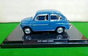 FIAT 600 D (1960) QUATTRORUOTE COLLECTION  SCALA 1/24-----NUOVA - Imagen 1 de 8