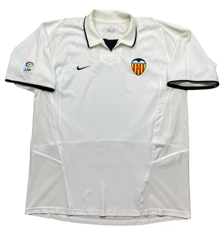 Valencia Home football shirt 2002 Soccer Jersey Tee Rare Size XL Cover