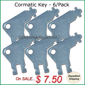 Cormatic Dispenser Key #50504 for Paper Towel, Toilet Tissue Dispensers (6/pk.) - Picture 1 of 2