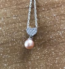 Vantel Pearls Sweet Kisses Necklace Golden Peach 6.5mm pearl