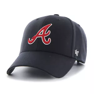 MLB Atlanta Braves Cap Basecap Baseballcap MVP Kappe navy 888442411284 - Bild 1 von 2