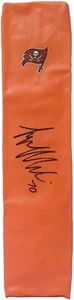 Logan Mankins Signed Football Pylon Tampa Bay Buccaneers Autograph Photo Proof - Picture 1 of 6
