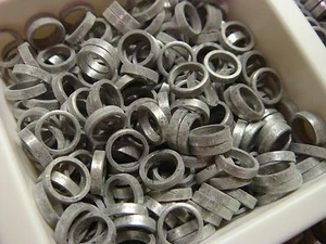 (100) ALPHA-FRY Sn60-Pb40 SOLDER PREFORM WASHER 8.15x6.60x2.0mm FLUX RS2 - Picture 1 of 4