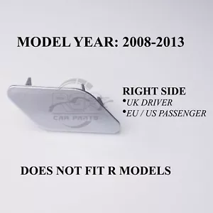 Cubierta de lavadora del faro lateral derecho para VW Scirocco MK3 2008-2013 Reflex plateada - Imagen 1 de 10