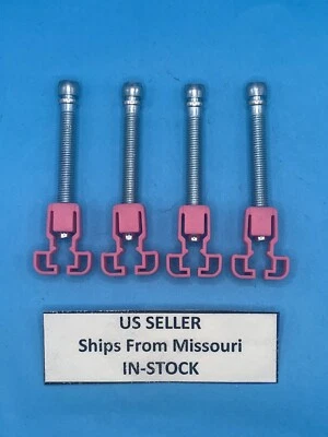 (Pack of 4) Headlight Adjuster Screws & Nuts for Cadillac & AMC Eagle Headlamp - Image 1 of 4