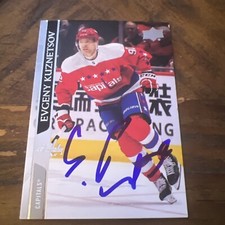 Evgeny Kuznetsov Signed Card
