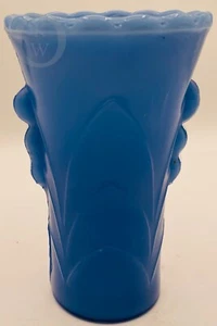 Florero vintage de jadeíta ancla Hocking Fire King Art Deco Delphite - Imagen 1 de 6