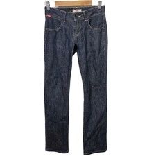 Lee Cooper Mens Jeans Size 28W 31L Straight Relaxed Fit Denim Dark Blue