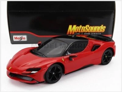 MAISTO 81732 FERRARI - SF90 STRADALE HYBRID 1000hp 2019 - RED - 1/24 - Immagine 1 di 2