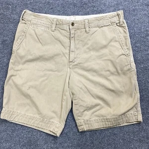 Polo Ralph Lauren Shorts Mens Relaxed Fit Size 34 Kahki 100% Academia Preppy - Picture 1 of 9