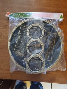 Vintage Colorado Souvenir Metal Tray Wall Plaque with 6 Coasters State Map New  - Picture 1 of 5