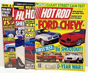 Lot 4 HOT ROD Magazines Ford vs Chevy vs Mopar Shelby GT 350 Turbo Street Cars - Foto 1 di 5