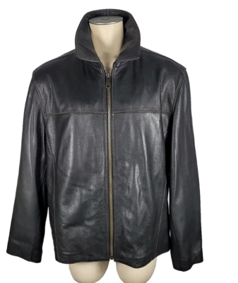 Marc New York Mens Dark Brown Bomber Heavy Quilt Lined Jacket Coat Sz XXL 2XL - Image 1 of 4