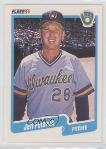 1990 Fleer Jeff Peterek #333 Rookie RC