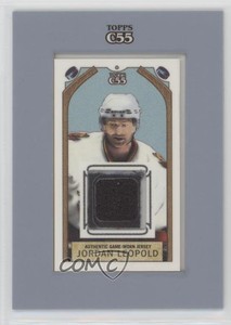 2003-04 Topps C55 Framed Mini Relics Jordan Leopold #TR-JL