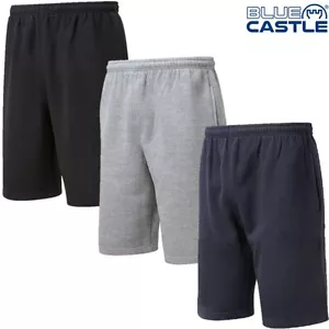 SGOMBERO! BLUE CASTLE COMFORT PANTALONCINI DA LAVORO UOMO S-2XL JOGGER ABBIGLIAMENTO SPORTIVO - Foto 1 di 1