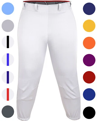 Exxact Sports Yoga Style Adult Softball Pants for Women, 4-Way Stretch Fabric - Image 1 of 4