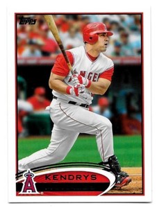 ⚾️ 2012 ~ Topps #536 ~ Kendrys Morales ~ Angels ~ ExMt=6