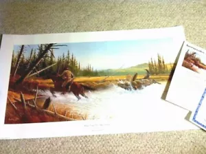 HARRY ANTIS When Only One Skin Counts (Fur Trapper) Ed 650 1979 SN Lithograph: - Picture 1 of 7