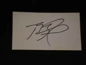 TAYLOR DAYNE SIGNED AUTOGRAPHED VINTAGE INDEX CARD MUSIC LEGEND - Imagen 1 de 1