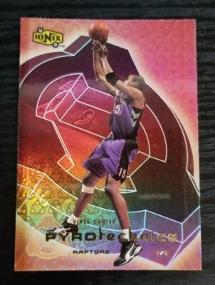 1999 Upper Deck Ionix #P15 Vince Carter Pyrotechnics - Image 1 of 4