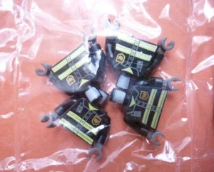Lego Town Fireman Minifigura Torso, parte del cuerpo x 4 piezas selladas nuevas - Imagen 1 de 3
