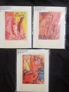 3-Marc Chagall Vintage print Arabische Nachte/ Germany by R. Piper& co 1956 