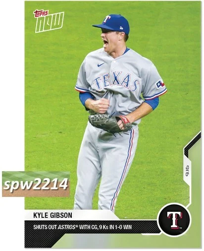2020 Topps Now Kyle Gibson #276 - Image 1 of 1