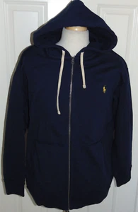 NWT Polo Ralph Lauren Men's Cruise Navy Fleece Lined Full Zip Hoodie 2XB - Picture 1 of 5