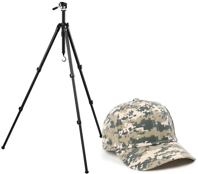 Vortex Optics High Country II Tripod Kit w/ Pan Head with Free Camo Digital Hat - Image 1 of 4