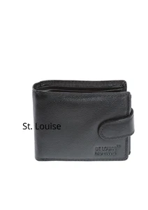 St Louise Cow Hide Genuine Leather RFID Protected Men's Wallet 1665 - Picture 1 of 3