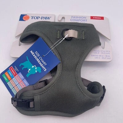 Arnés cómodo Top Paw ajustable de moda verde oliva para perros talla X-pequeño NUEVO A6 Foto 1 de 4