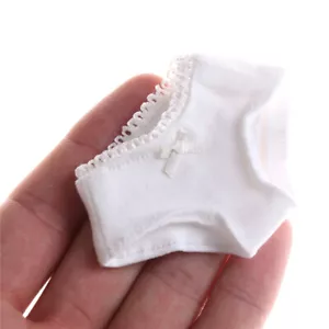 1/3 1/4 1/6 einfarbig weiße Unterwäsche Slips für BJD SD Dollfie Baby Puppen Kleidung - Bild 1 von 9