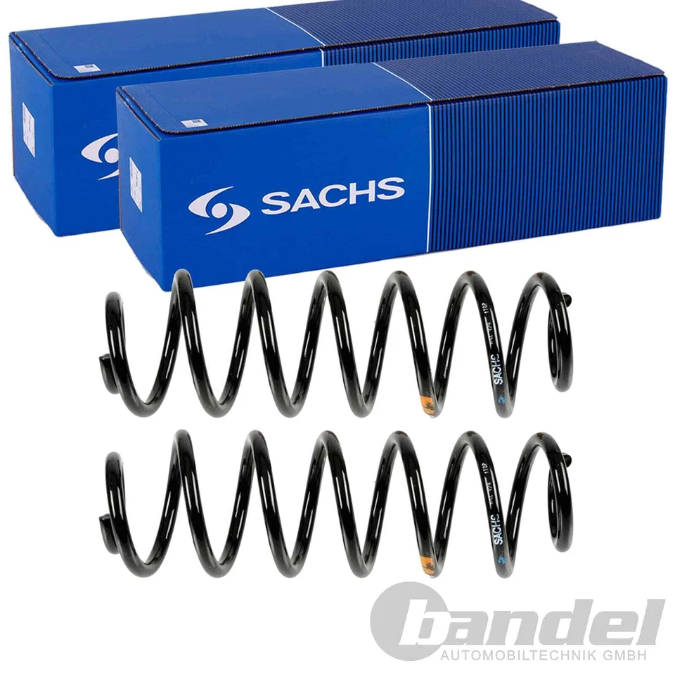 2x Fahrwerksfeder SACHS 994329 2 Federn Satz Federnsatz für Skoda für VW
