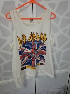 Vintage 90s The Never Ending Weekend Tour Def Leppard 1993 Tank Top Medium - Picture 1 of 3