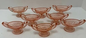 8 Cambridge MT VERNON ROSA SALZKELLER ovaler Sockel mit Griff #102 antik 4,4" - Bild 1 von 12