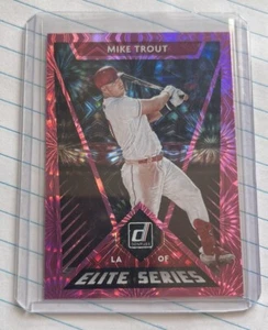 2020 Panini Donruss - Elite Serie rosa Feuerwerk #E-5 Mike Forelle C6 - Bild 1 von 2