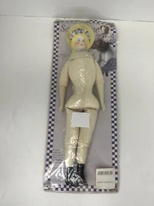 Daisy Kingdom Sara Jane Doll Vintage 1991 Blond Stuffed 15” For Simplicity - Picture 1 of 3