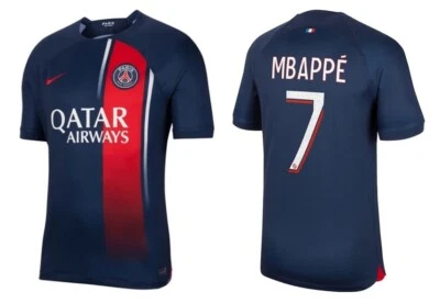 Trikot Nike Paris Saint-Germain 2023-2024 Home - Mbappe 7 I Heim Ligue 1 PSG