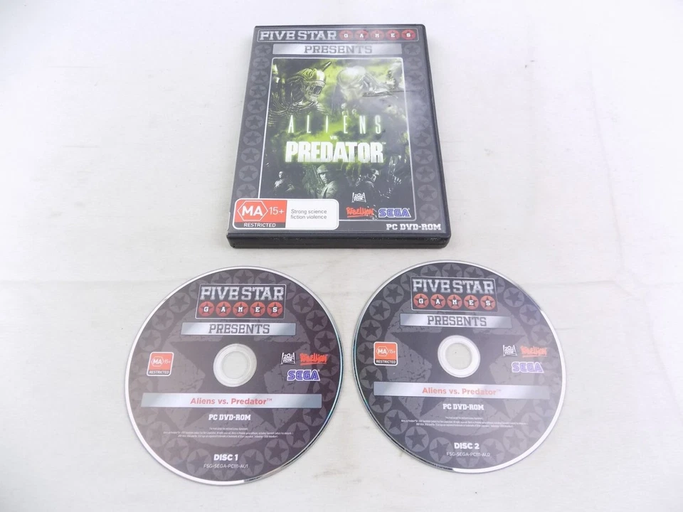 Mint Disc PC Fiverstar Games Presents Aliens Vs Predators - Image 1 of 1