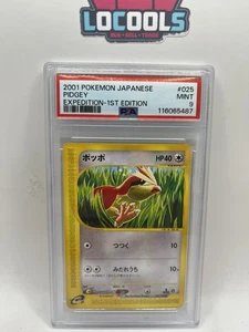 2001 Pokémon Japanese Expedition 1st Edition Pidgey #025 PSA 9 - Picture 1 of 2