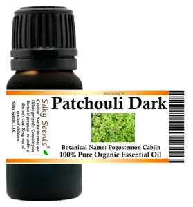 Patchouli dunkles ätherisches Bioöl (Pogostemon Cablin) 100% rein und natürlich - Bild 1 von 14